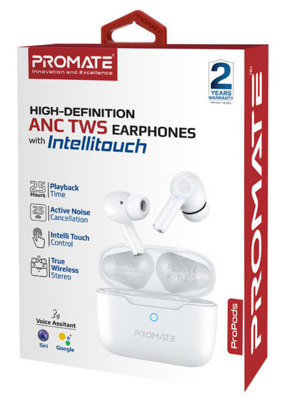 Фото - Навушники вкладиші бездротові TWS Promate propods.white