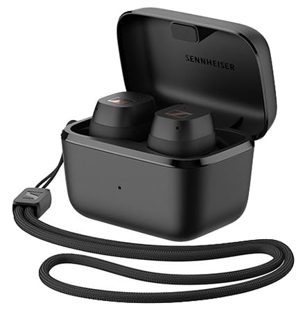Наушники вкладыши беспроводные TWS Sennheiser Sport True Wireless Mic Black - Фото 1