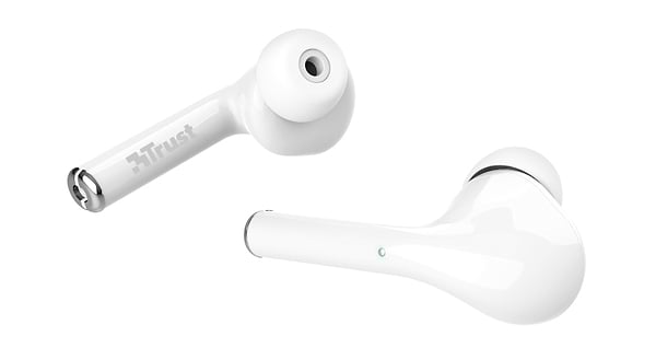 Фото - Наушники вкладыши беспроводные TWS Trust Nika Touch True Wireless White (23705)