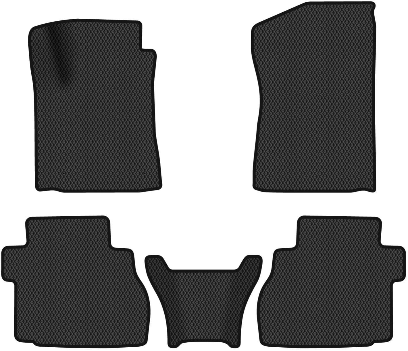 EVA коврики в салон авто EVAtech для Sequoia 8 seats Toyota 2008 2 поколение SUV USA (TY11030CD5BM2RBB)