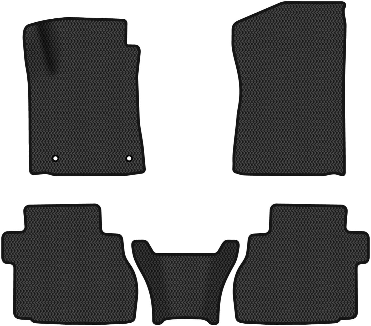 EVA коврики в салон авто EVAtech для Sequoia 8 seats Toyota 2008 2 поколение SUV USA (TY11031CD5TL2RBB)