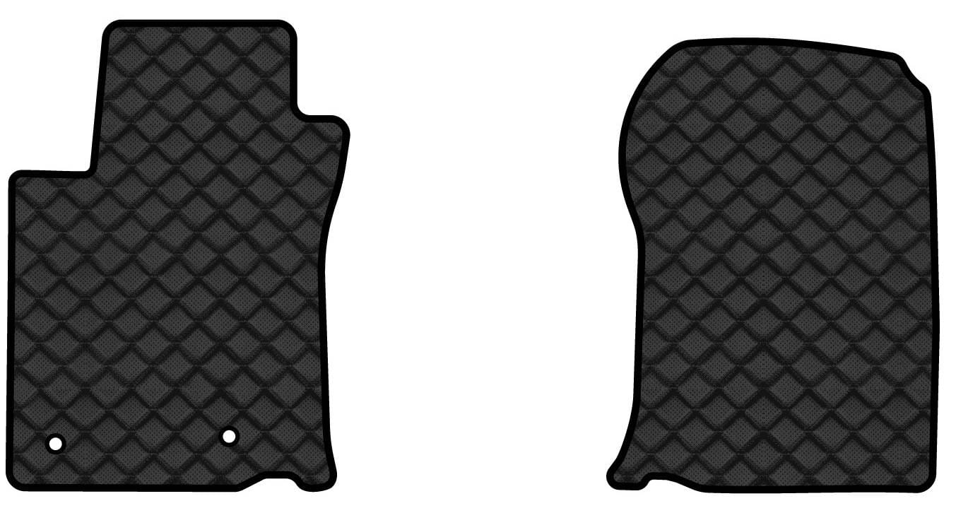 Коврики из экокожи в салон авто передние EVAtech ECO для Land Cruiser Prado (150) 5 seats Restyling Toyota 2013-2023 4 поколение SUV EU TY11532AB2TL2BBB