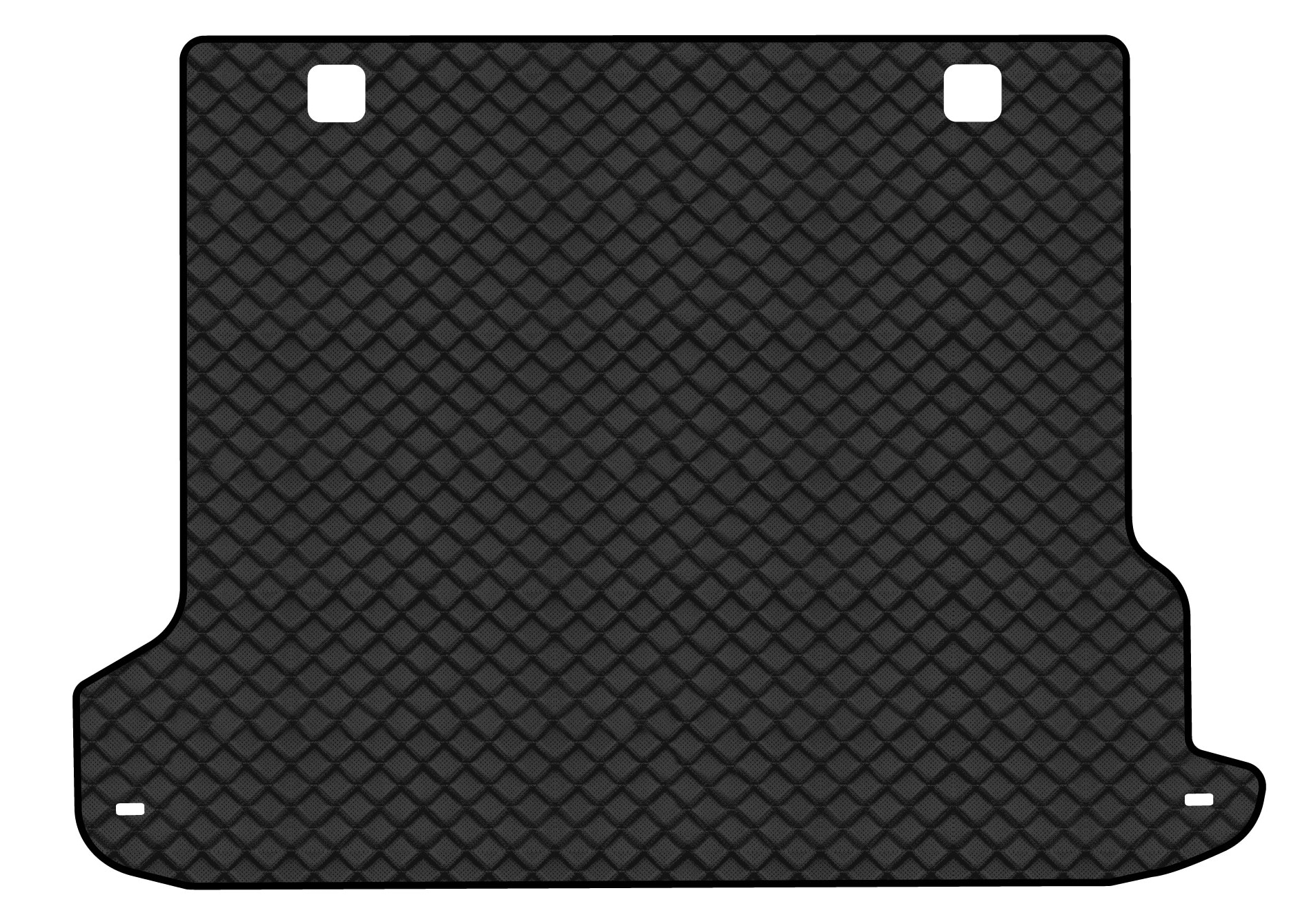 Коврик из экокожи в багажник авто EVAtech ECO для Land Cruiser Prado (150) 5 seats Restyling Toyota 2013-2023 4 поколение SUV EU TY11532BI1BBB