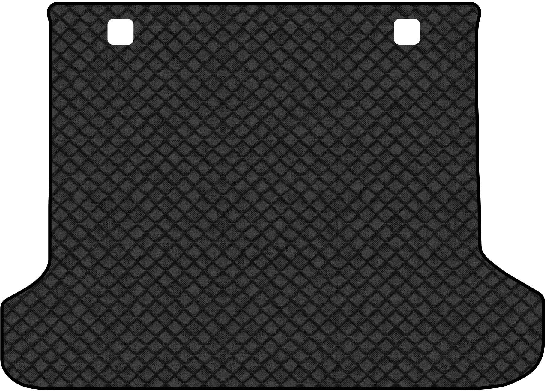 Килимок з екошкіри в багажник авто EVAtech ECO для Land Cruiser Prado (150) 5 seats Restyling Toyota 2013-2023 4 покоління SUV EU TY11532BL1BBB