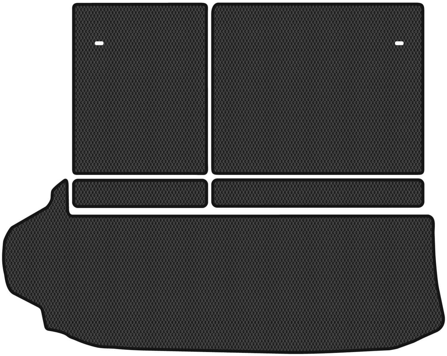 EVA килимок в багажник авто EVAtech для Highlander (XU70) Hybrid Toyota 2019 4 покоління SUV USA TY12000BE5RBB