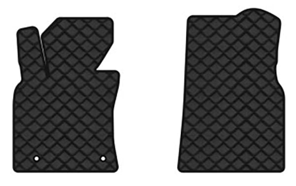 Килимки з екошкіри в салон авто передні EVAtech для Camry (XV70) Hybrid Restyling Toyota 2020-2024 8 покоління Sedan EU TY1246A2TL2BBB