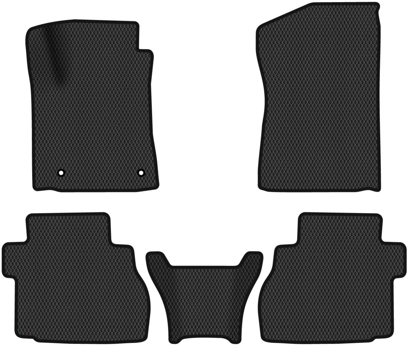 EVA коврики в салон авто EVAtech для Sequoia 7 seats Toyota 2008 2 поколение SUV USA (TY14188CD5TL2RBB)