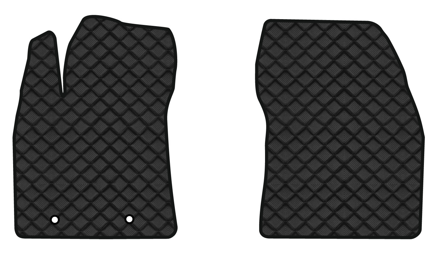 Килимки з екошкіри в салон авто передні EVAtech для Avensis (T27) Toyota 2009-2018 3 покоління Combi EU TY1656AV2TL2BBB