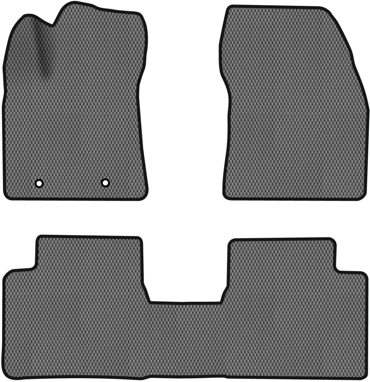 EVA коврики в салон авто EVAtech для Avensis (T27) Toyota 2009-2018 3 поколение Combi EU TY1656ZE3TL2RGB