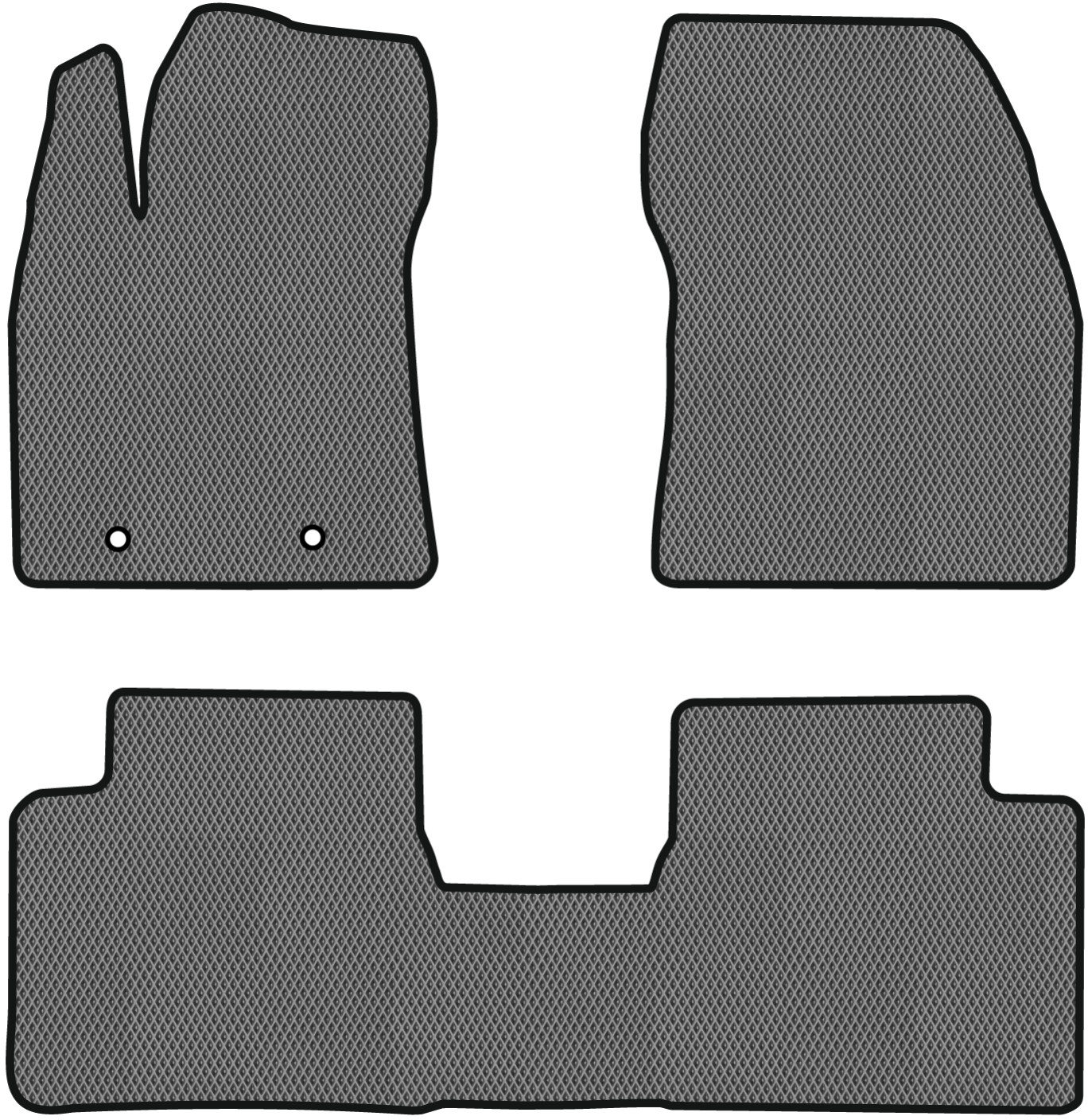 EVA коврики в салон авто EVAtech для Avensis (T27) Toyota 2009-2018 3 поколение Combi EU TY1656ZV3TL2RGB