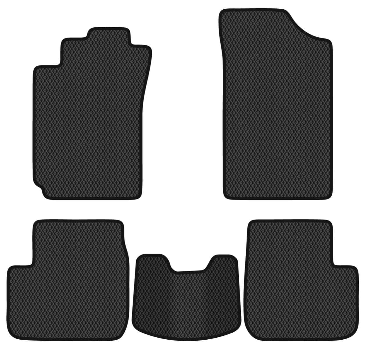 EVA коврики в салон авто EVAtech для Avensis (T22) Toyota 1998-2003 1 поколение Liftback EU (TY22700CG5RBB)