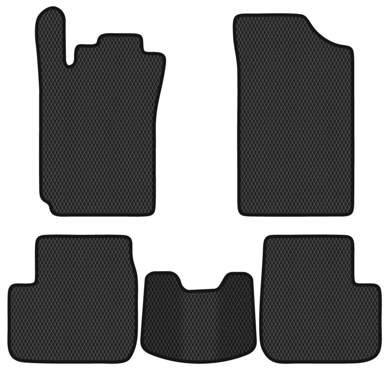 EVA килимки в салон авто EVAtech для Avensis (T22) Toyota 1998-2003 1 покоління Liftback EU (TY22700CV5RBB)