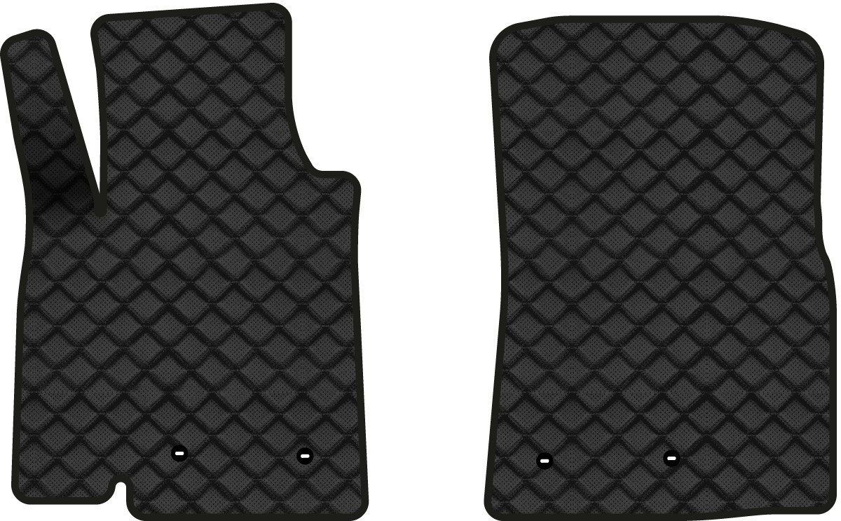 Килимки з екошкіри в салон авто передні EVAtech ECO для Land Cruiser (200) 7 seats Restyling Toyota 2013-2021 1 покоління SUV EU TY31634A2TL4BBB