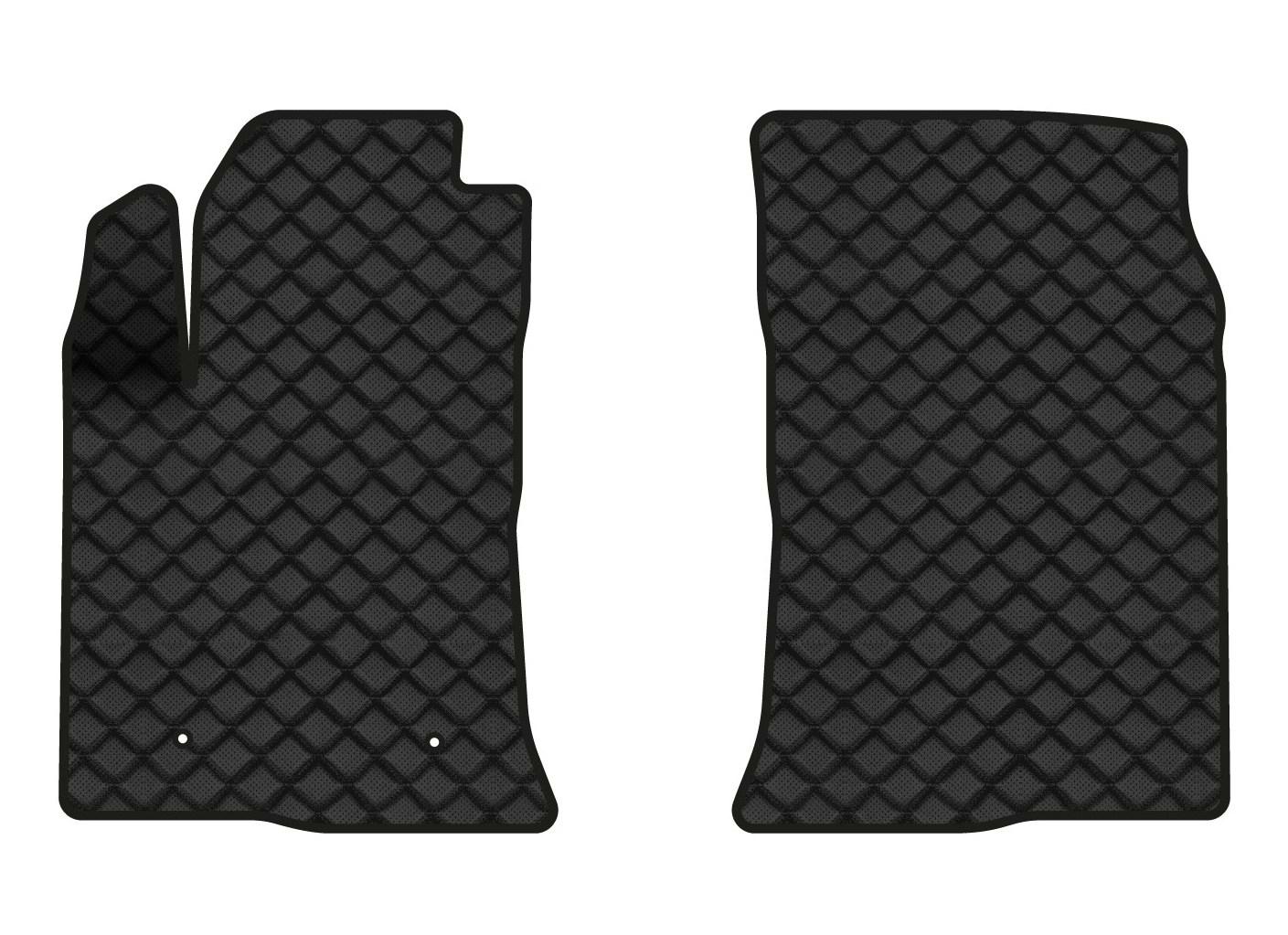 Килимки з екошкіри в салон авто передні EVAtech для Avensis Toyota 2003-2008 2 покоління Sedan EU TY3238A2LA2BBB