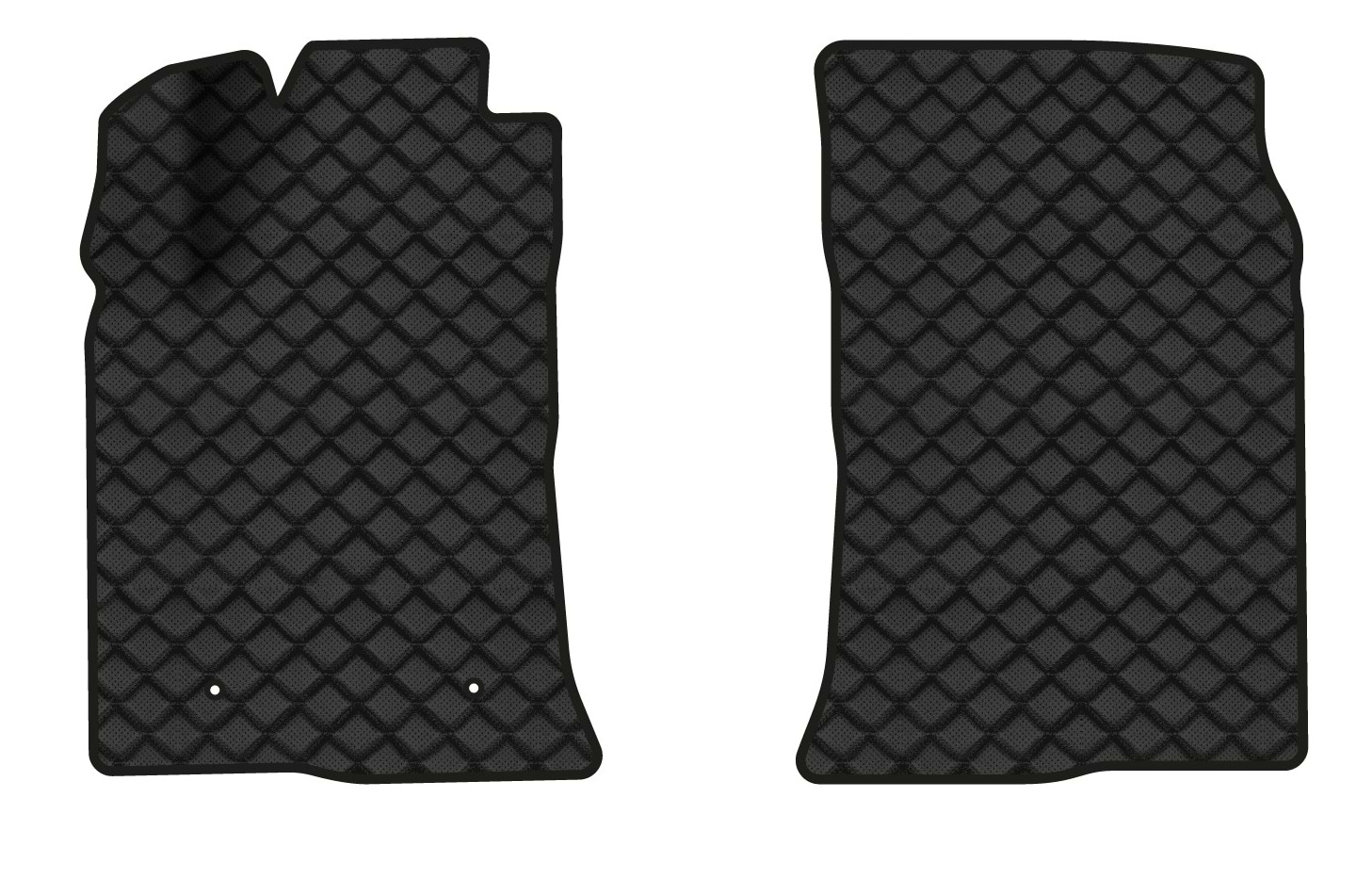 Килимки з екошкіри в салон авто передні EVAtech для Avensis Toyota 2003-2008 2 покоління Combi EU TY3236AD2LA2BBB