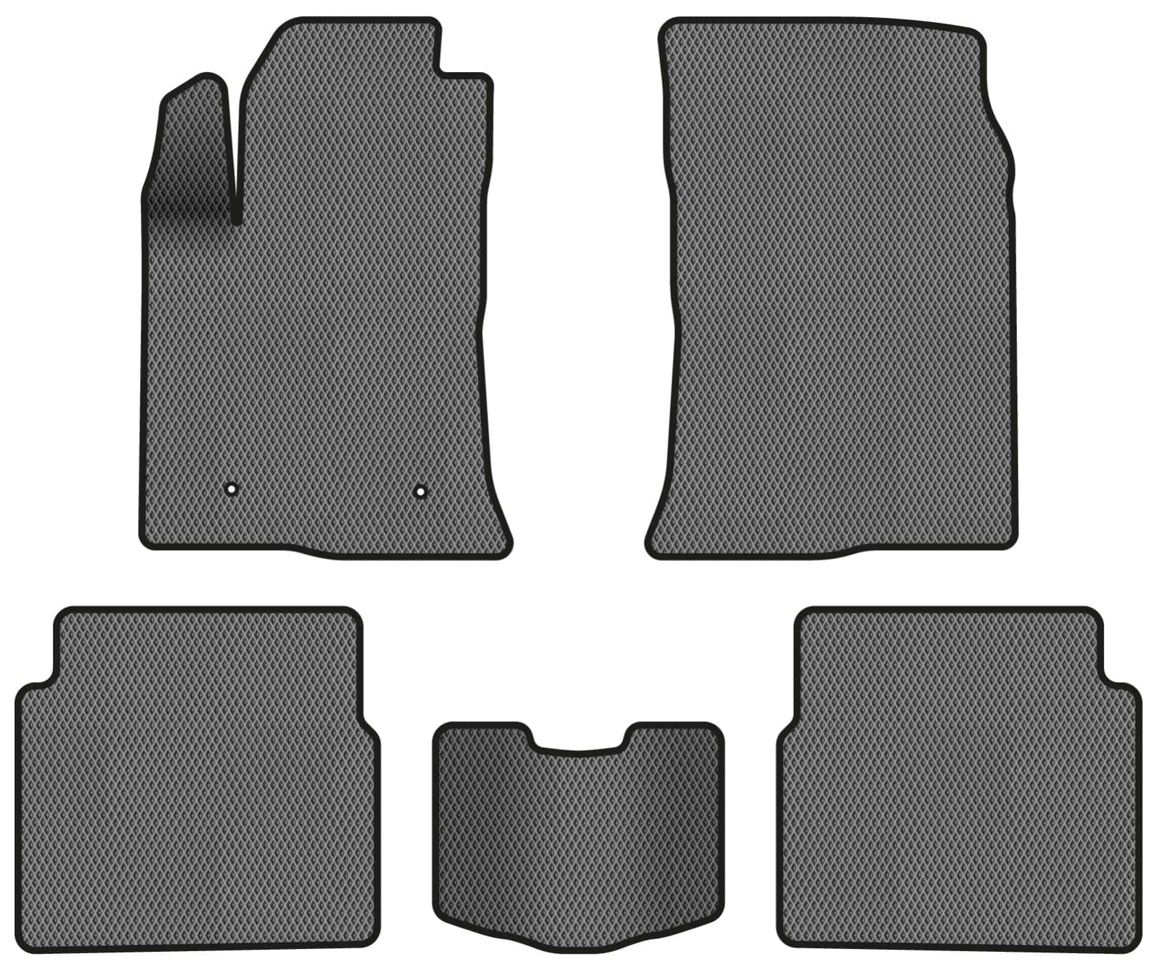 EVA коврики в салон авто EVAtech для Avensis Toyota 2003-2008 2 поколение Combi EU (TY3236C5LA2RGB)