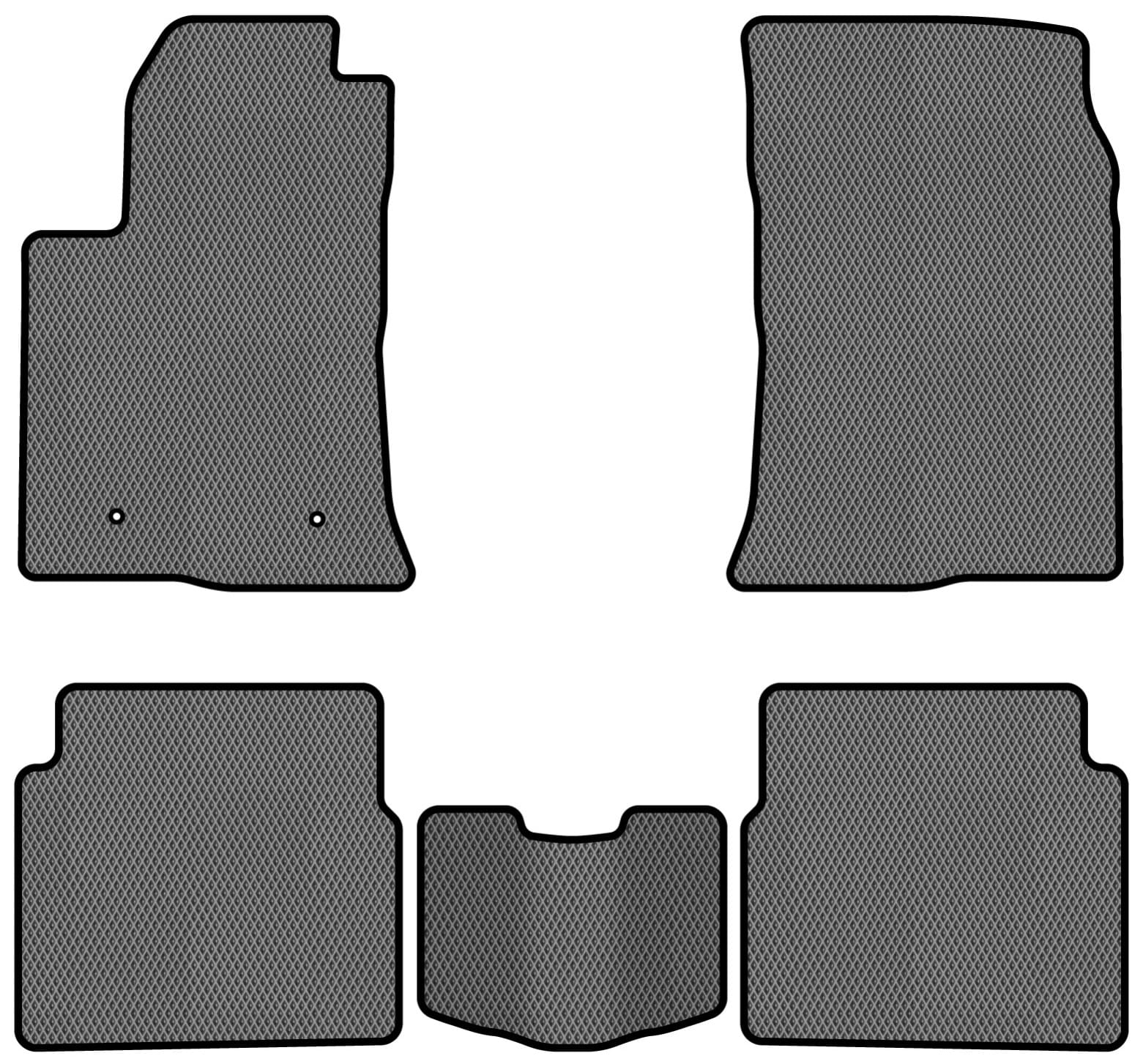EVA коврики в салон авто EVAtech для Avensis Toyota 2003-2008 2 поколение Combi EU (TY3236CB5LA2RGB)