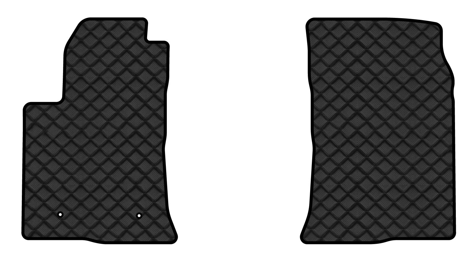 Килимки з екошкіри в салон авто передні EVAtech для Avensis (Liftback/Htb) Toyota 2003-2008 2 покоління Htb EU TY3237AB2LA2BBB