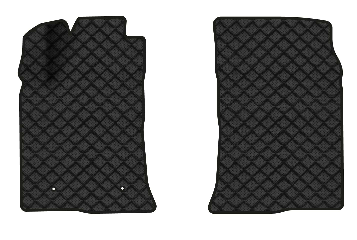 Килимки з екошкіри в салон авто передні EVAtech для Avensis (Liftback/Htb) Toyota 2003-2008 2 покоління Htb EU TY3237AD2LA2BBB