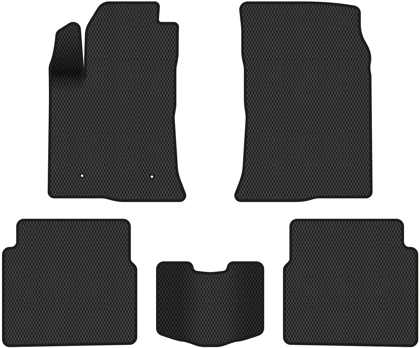 EVA коврики в салон авто EVAtech для Avensis (Liftback/Htb) Toyota 2003-2008 2 поколение Htb EU (TY3237C5LA2RBB)