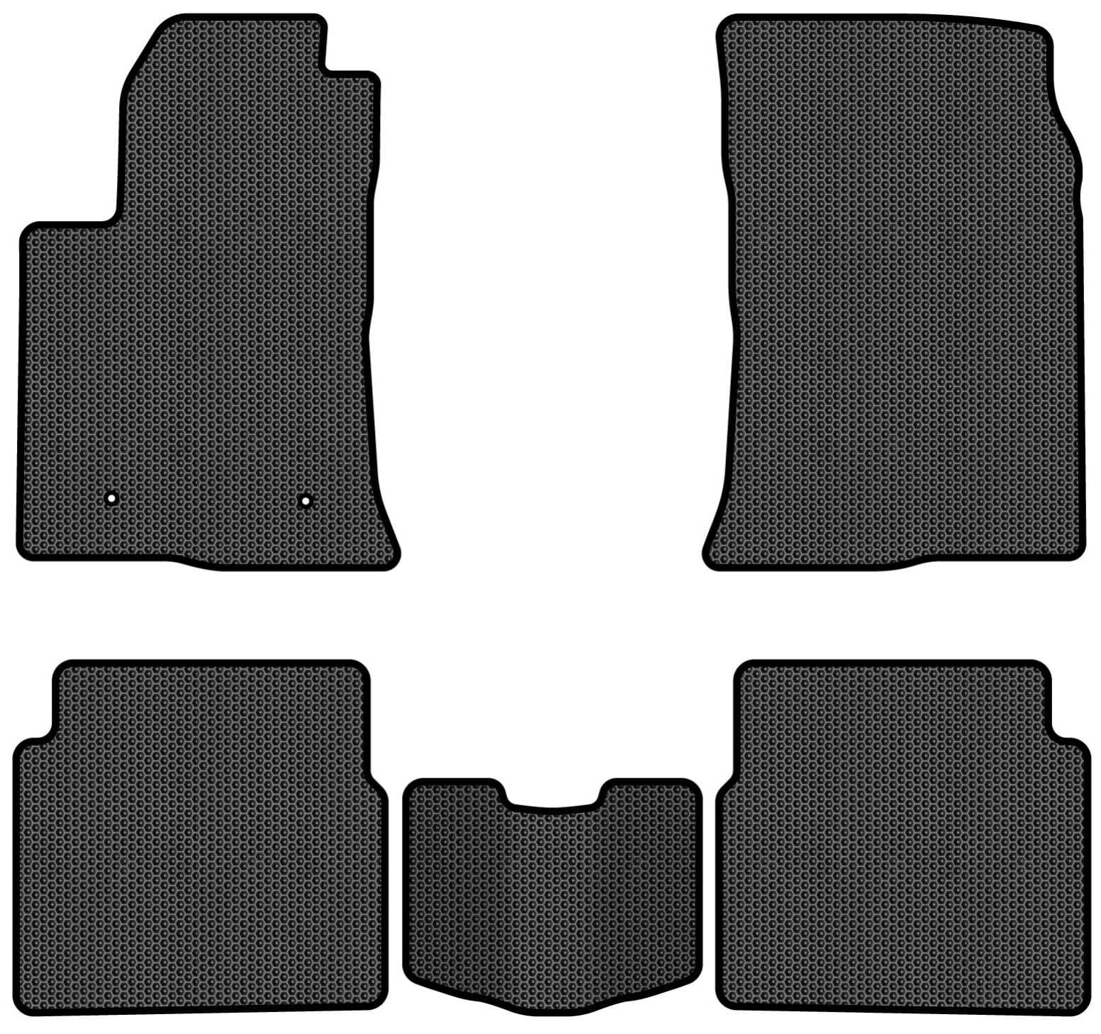 EVA коврики в салон авто EVAtech для Avensis (Liftback/Htb) Toyota 2003-2008 2 поколение Htb EU (TY3237CB5LA2SBB)