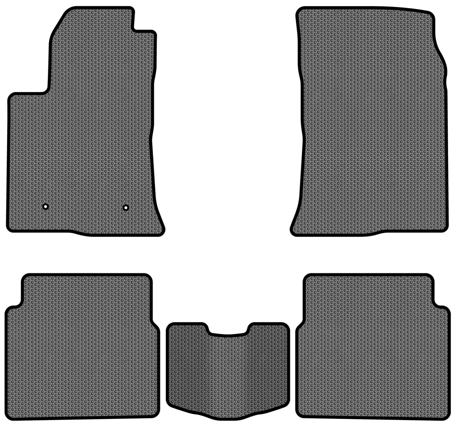 EVA коврики в салон авто EVAtech для Avensis (Liftback/Htb) Toyota 2003-2008 2 поколение Htb EU (TY3237CB5LA2SGB)