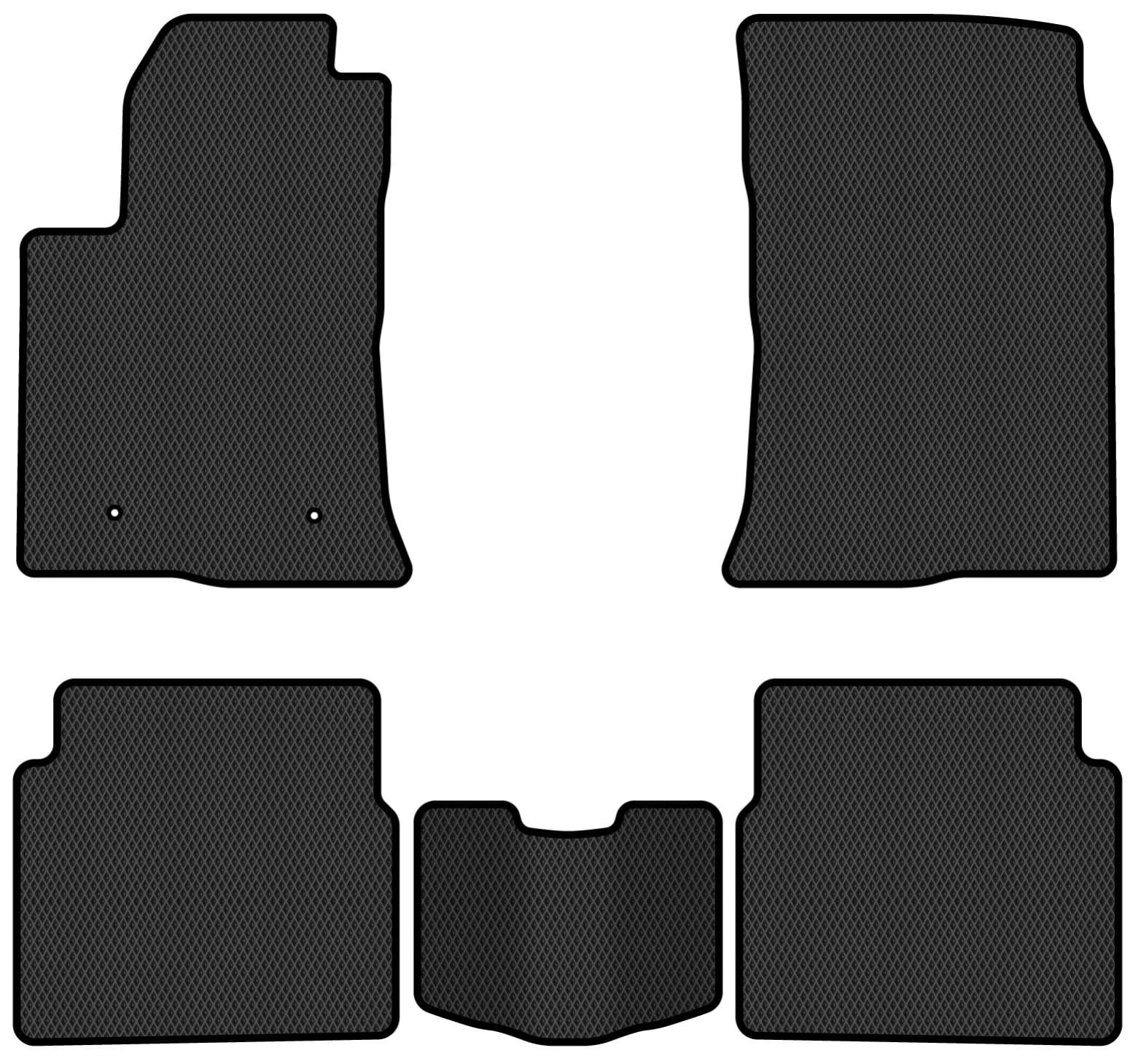 EVA коврики в салон авто EVAtech для Avensis (Liftback/Htb) Toyota 2003-2008 2 поколение Htb EU (TY3237CB5RBB)