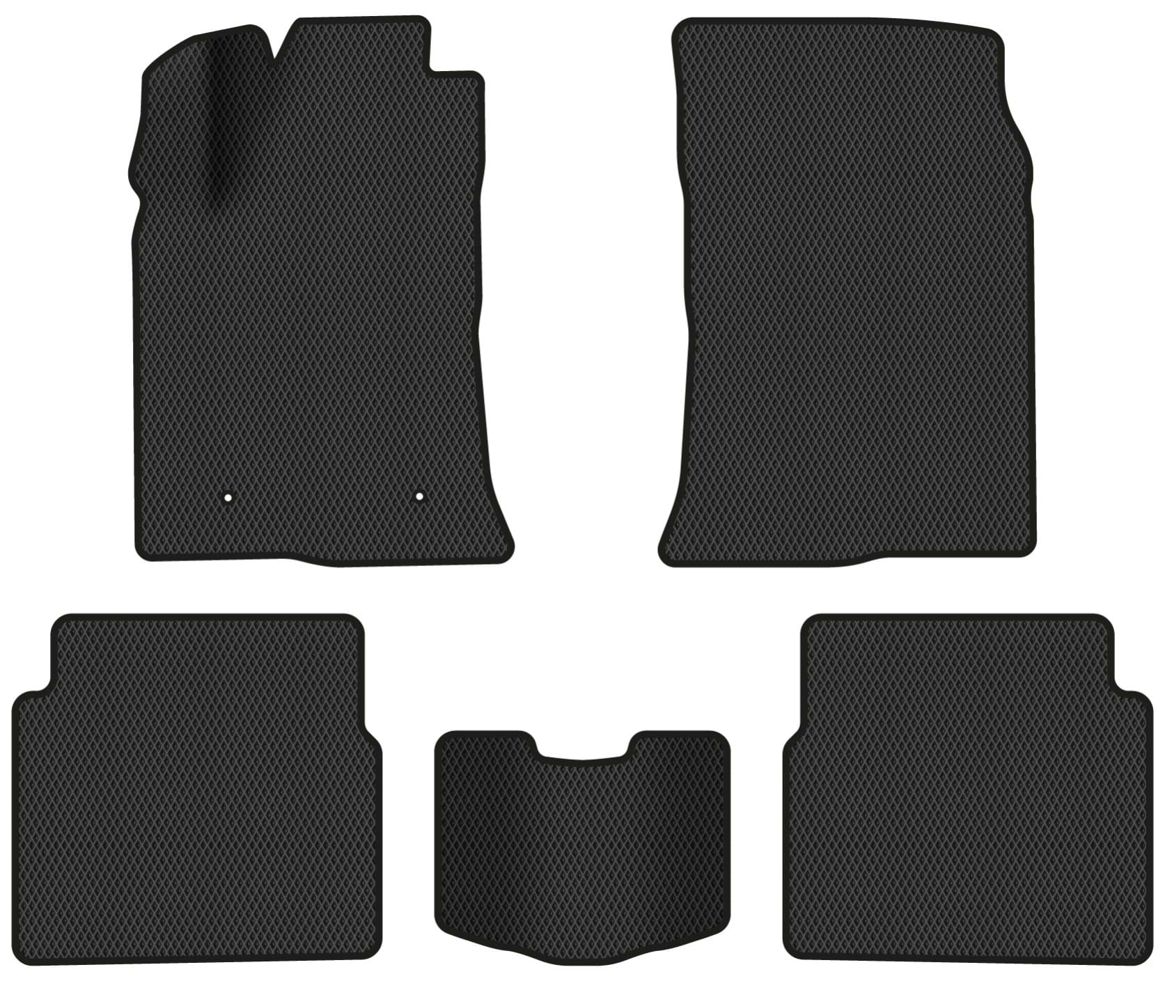 EVA коврики в салон авто EVAtech для Avensis (Liftback/Htb) Toyota 2003-2008 2 поколение Htb EU (TY3237CD5LA2RBB)