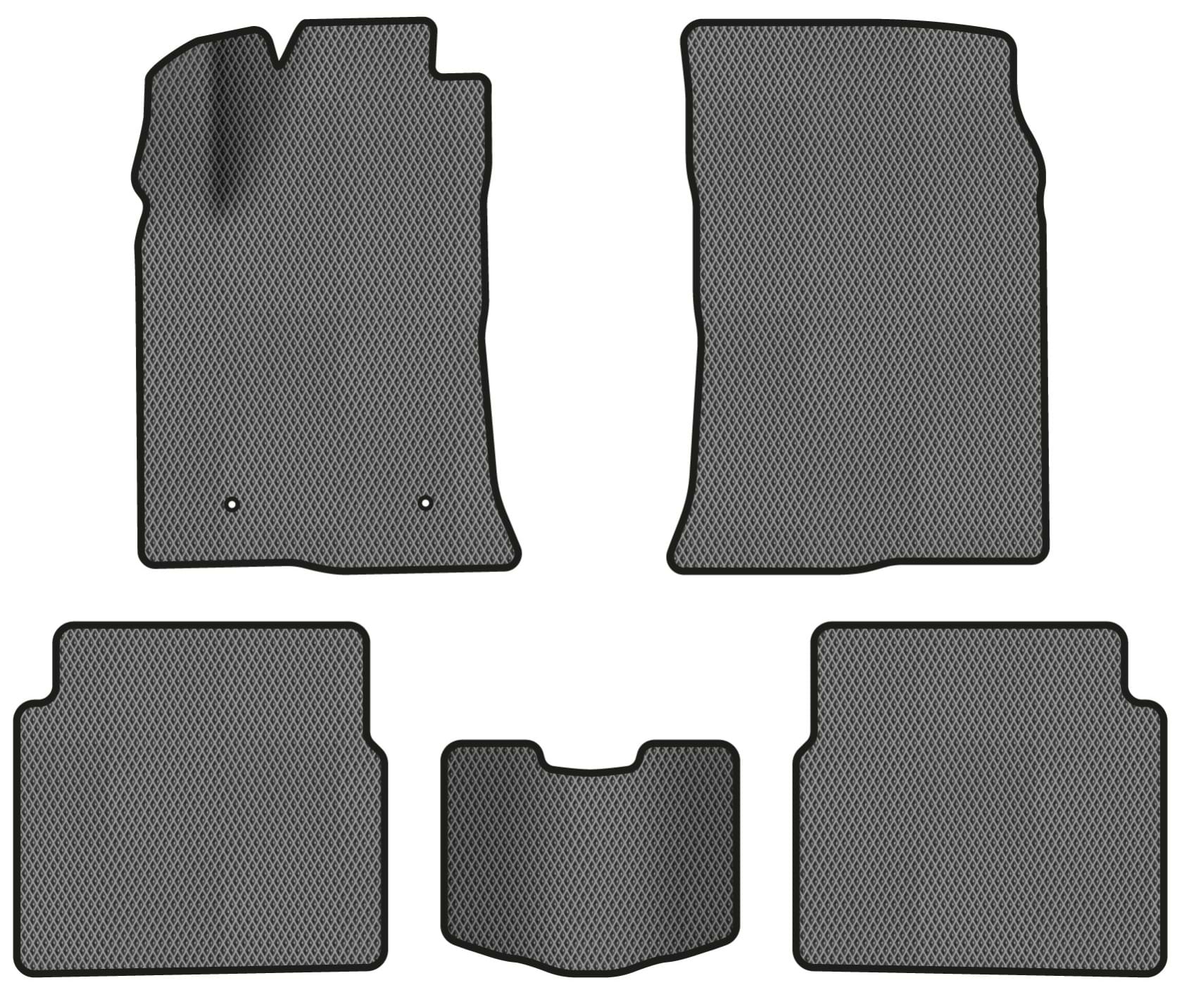 EVA коврики в салон авто EVAtech для Avensis (Liftback/Htb) Toyota 2003-2008 2 поколение Htb EU (TY3237CD5LA2RGB)