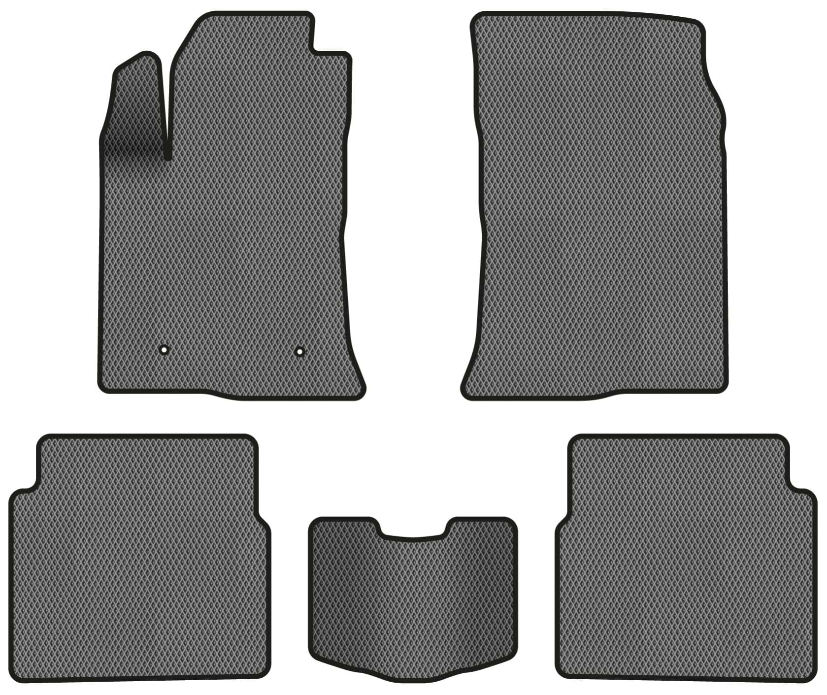 EVA коврики в салон авто EVAtech для Avensis Toyota 2003-2008 2 поколение Sedan EU (TY3238C5LA2RGB)