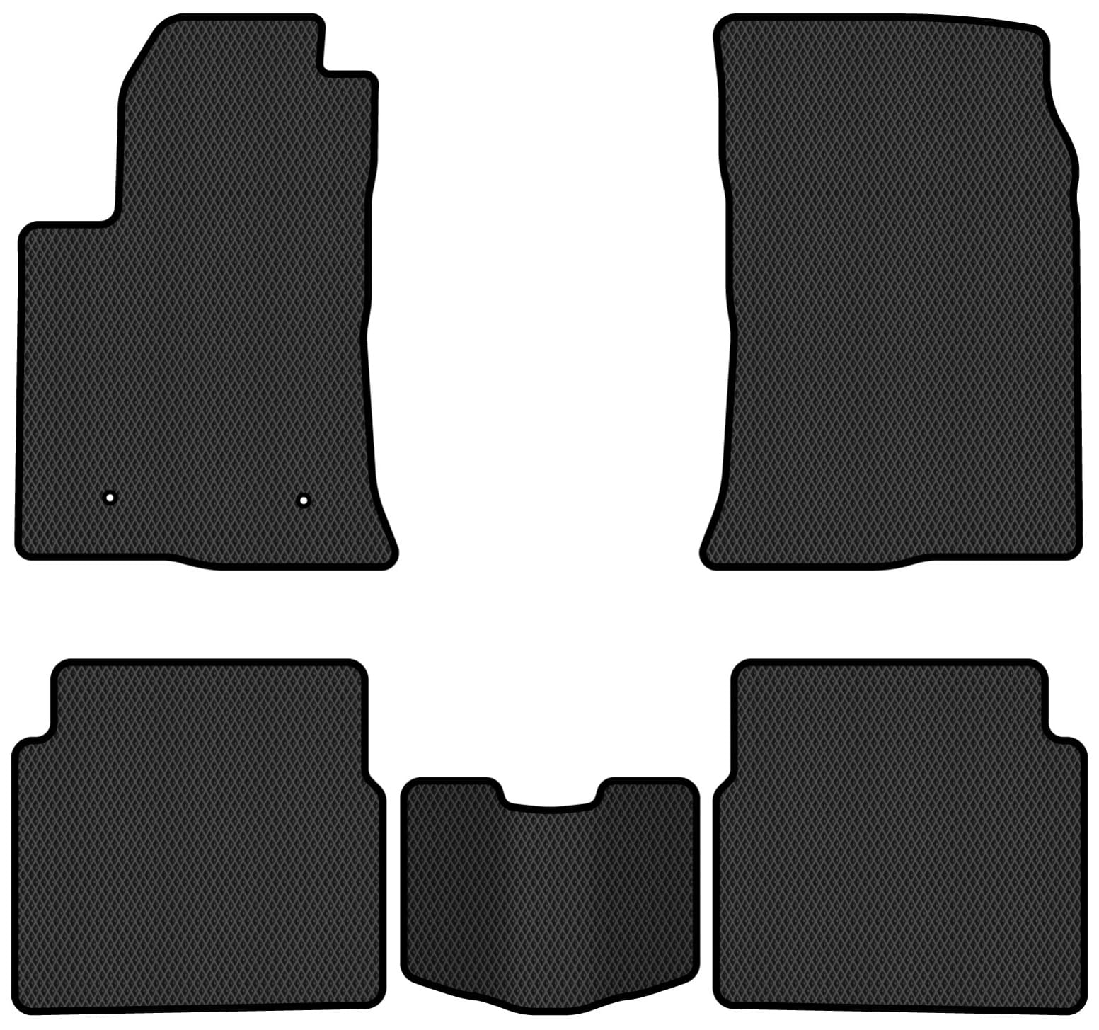 EVA коврики в салон авто EVAtech для Avensis Toyota 2003-2008 2 поколение Sedan EU (TY3238CB5LA2RBB)