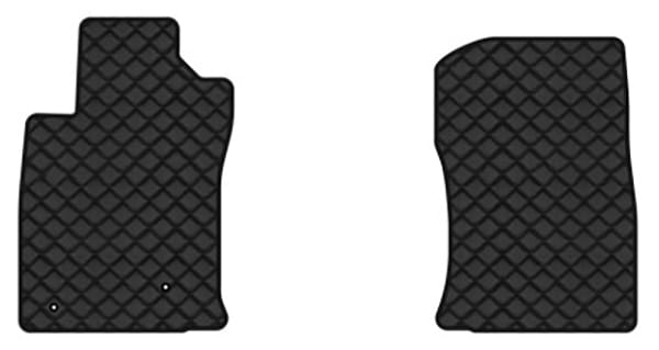 Килимки з екошкіри в салон авто передні EVAtech ECO для Land Cruiser Prado (120) 5 seats (Electric seats) Toyota 2002-2009 3 покоління SUV EU TY3249AB2LA2BBB