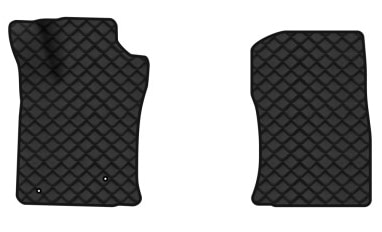 Килимки з екошкіри в салон авто передні EVAtech ECO для Land Cruiser Prado (120) 7 seats (Electric seats) Toyota 2002-2009 3 покоління SUV EU TY3251AD2LA2BBB