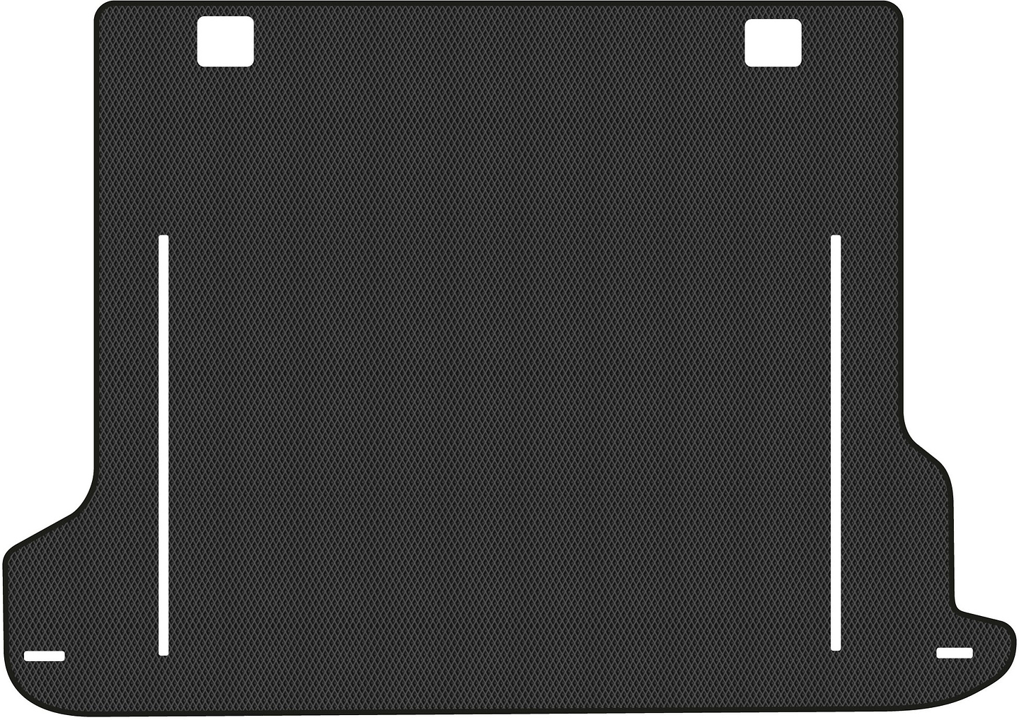 EVA коврик в багажник авто EVAtech для Land Cruiser Prado (150) 5 seats Restyling Toyota 2013-2023 4 поколение SUV EU TY3253BM1RBB