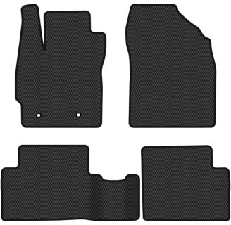 EVA коврики в салон авто EVAtech для Auris (E150) FWD 3-doors AT Toyota 2006-2012 1 поколение Htb EU TY33848PVL4TL2RBB