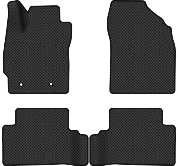 EVA коврики в салон авто EVAtech для Auris (E150) FWD 5-doors AT Toyota 2006-2012 1 поколение Htb EU TY33849PEC4RBB