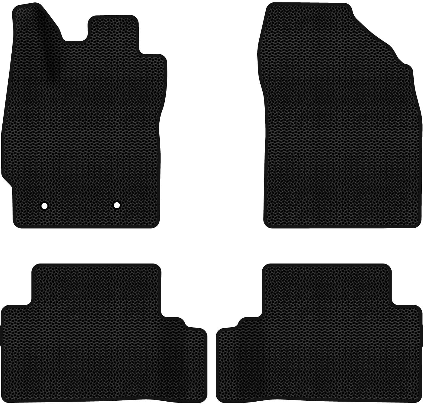 EVA коврики в салон авто EVAtech для Auris (E150) FWD 5-doors MT Toyota 2006-2012 1 поколение Htb EU TY3654PEC4TL2KBB