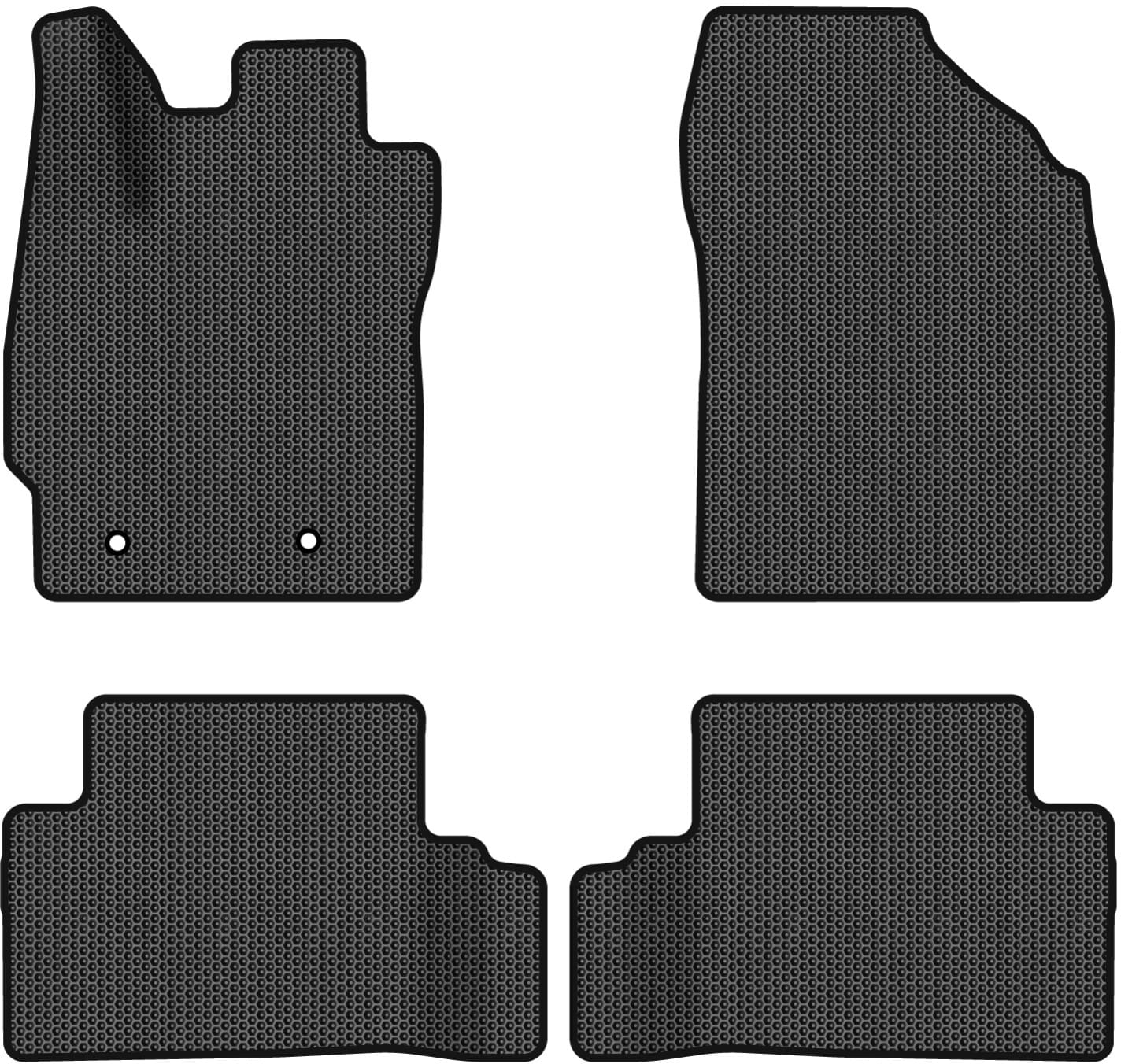 EVA коврики в салон авто EVAtech для Auris (E150) FWD 5-doors MT Toyota 2006-2012 1 поколение Htb EU TY3654PEC4TL2SBB