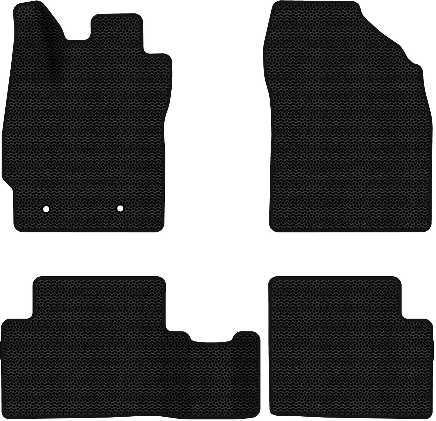 EVA коврики в салон авто EVAtech для Auris (E150) FWD 5-doors MT Toyota 2006-2012 1 поколение Htb EU TY3654PEL4TL2KBB