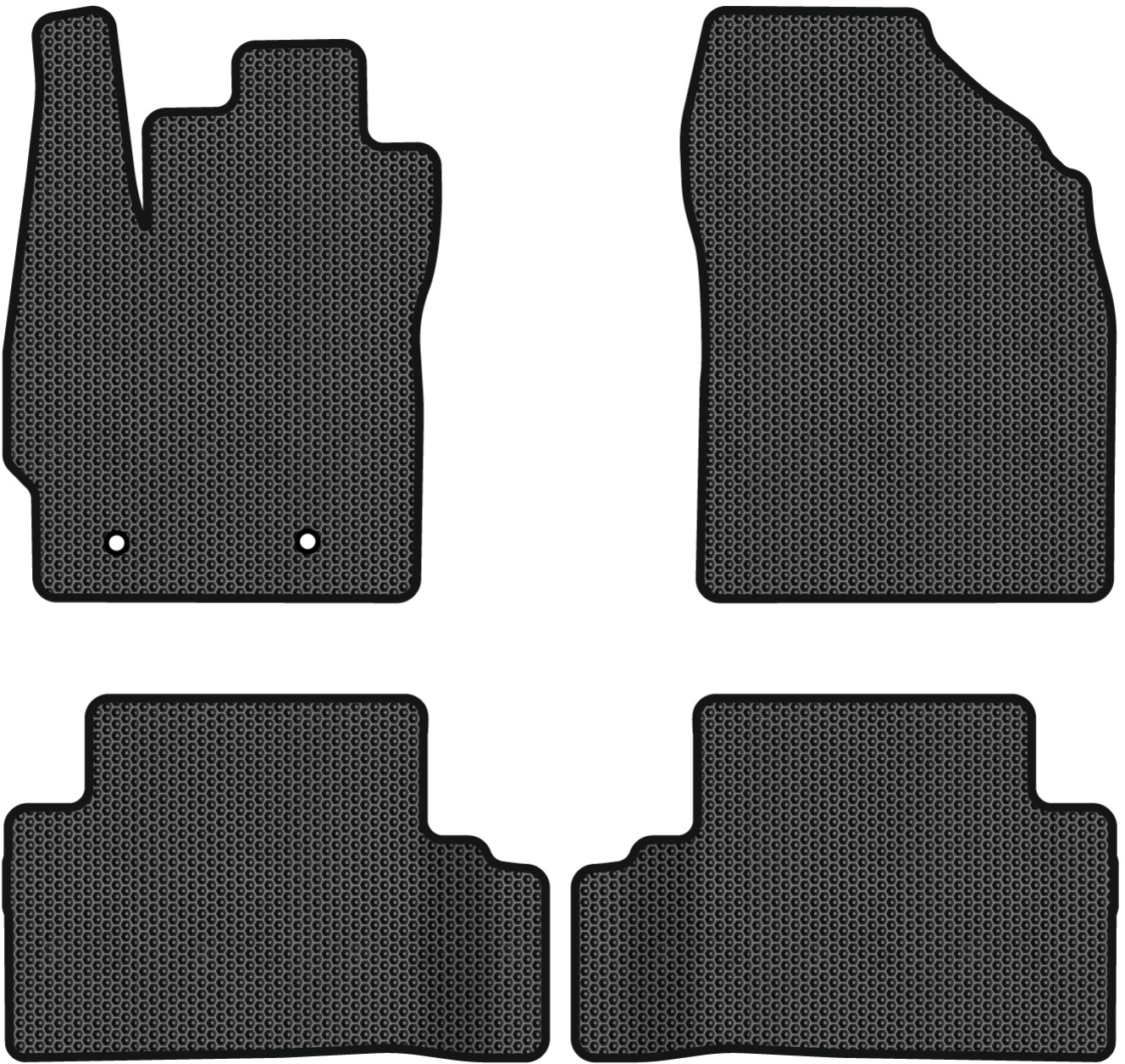 EVA коврики в салон авто EVAtech для Auris (E150) FWD 5-doors MT Toyota 2006-2012 1 поколение Htb EU TY3654PVC4TL2SBB