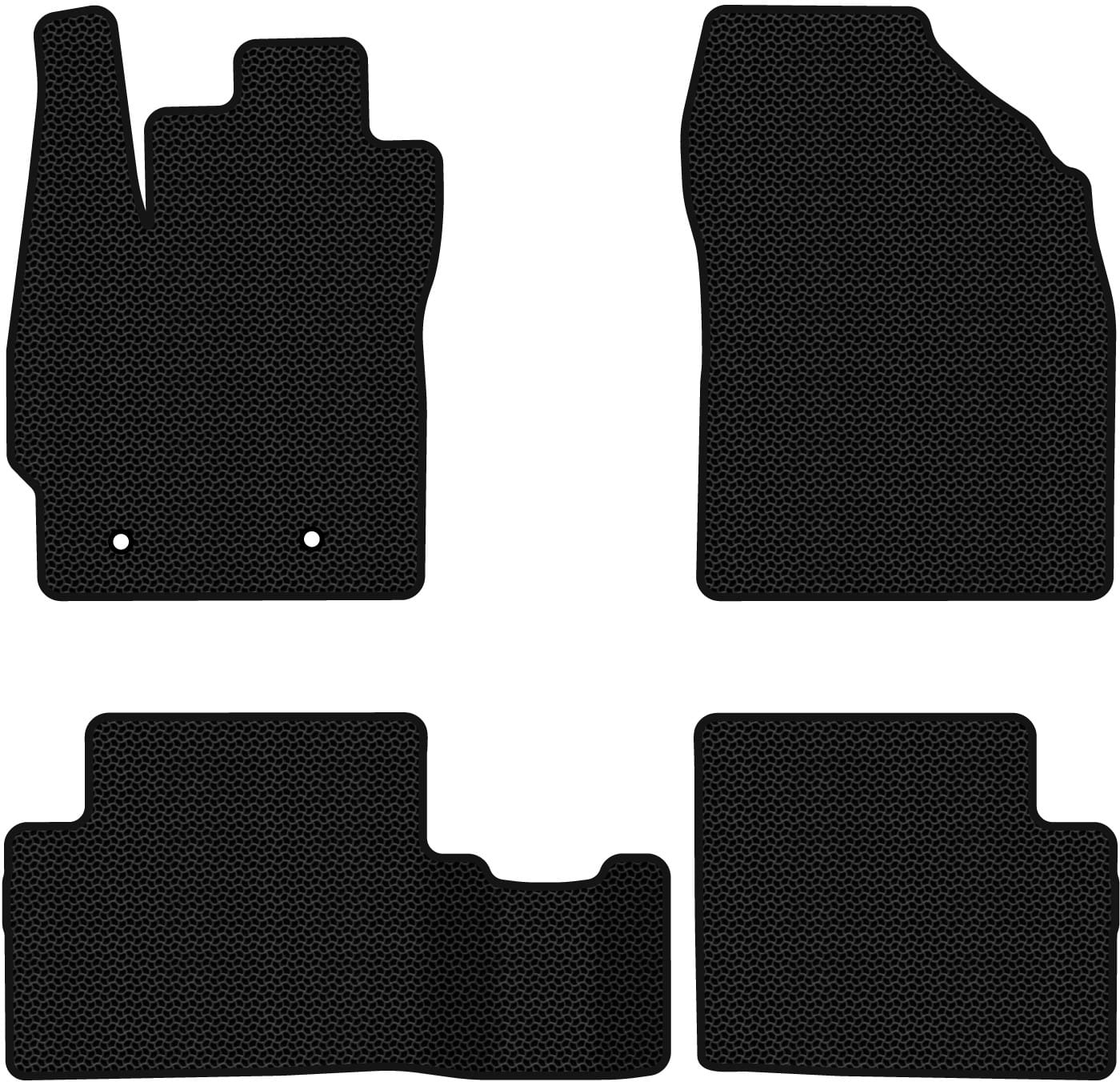 EVA коврики в салон авто EVAtech для Auris (E150) FWD 5-doors MT Toyota 2006-2012 1 поколение Htb EU TY3654PVL4TL2KBB