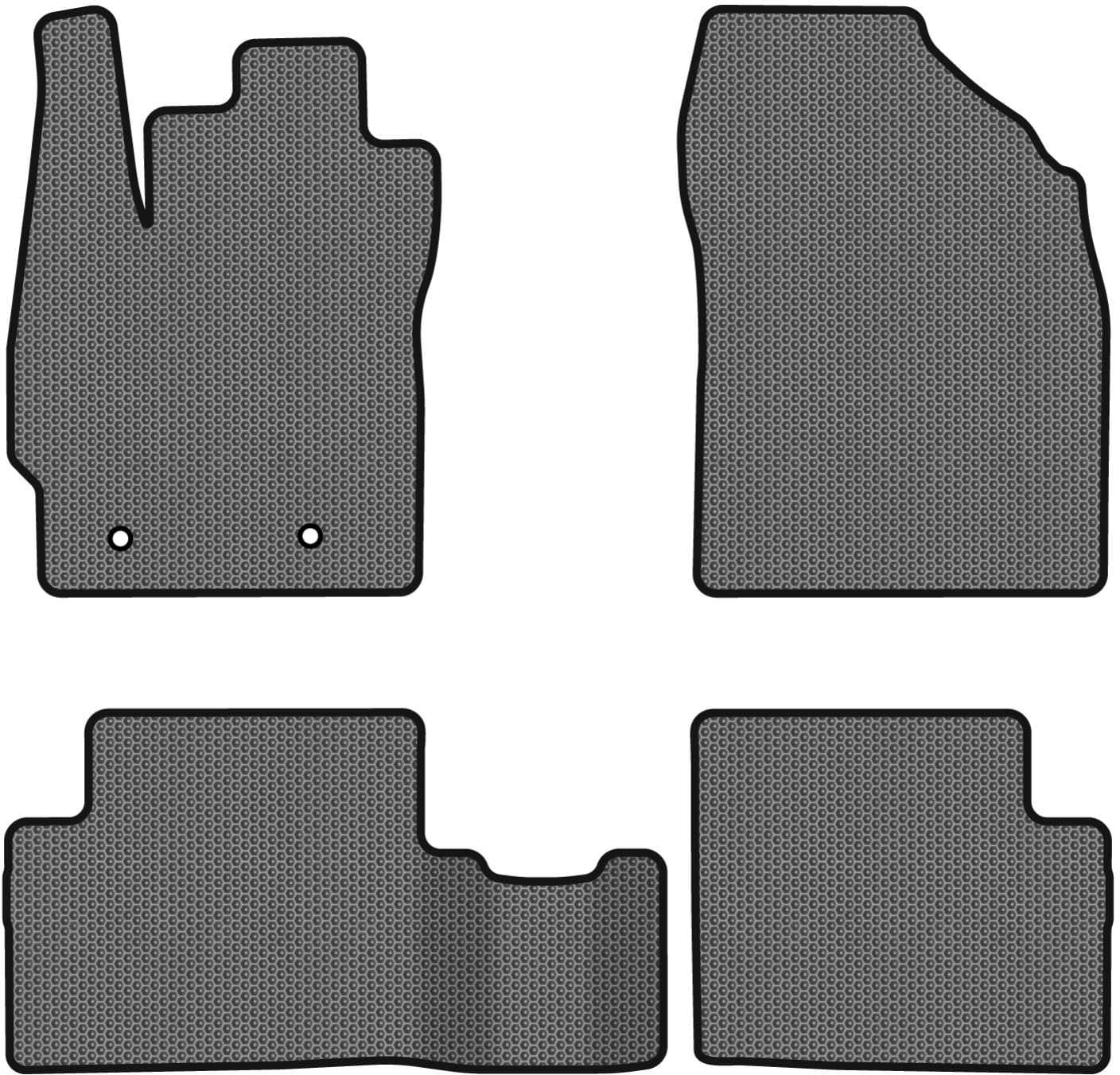 EVA коврики в салон авто EVAtech для Auris (E150) FWD 5-doors MT Toyota 2006-2012 1 поколение Htb EU TY3654PVL4TL2SGB