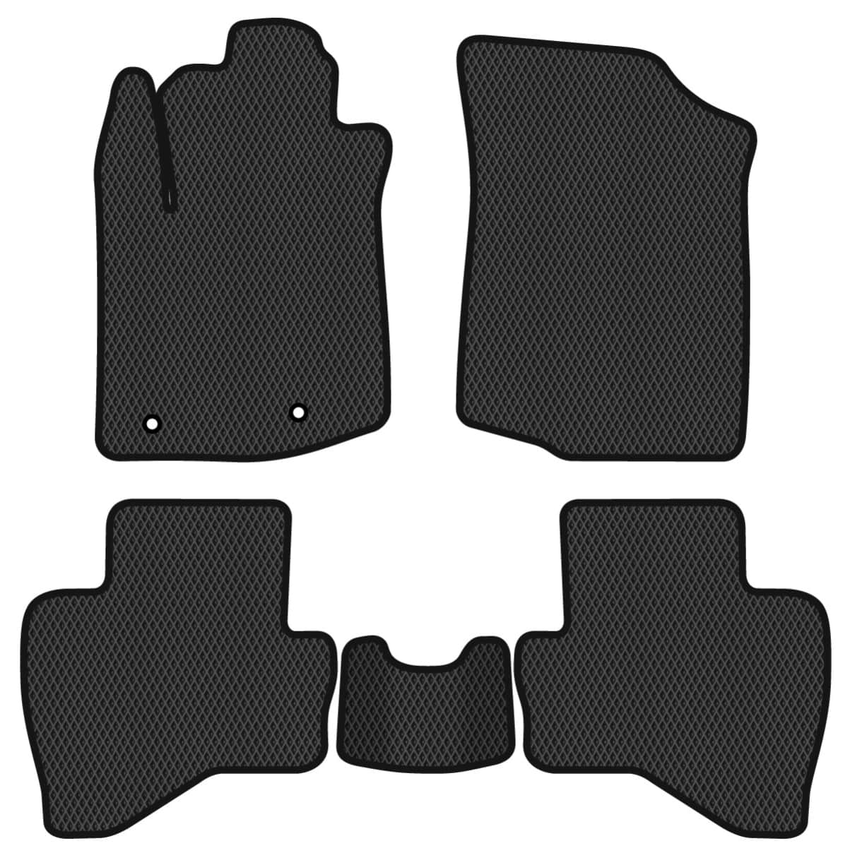 EVA коврики в салон авто EVAtech для Aygo (AB40) Toyota 2014-2021 2 поколение Htb EU (TY43162CV5TL2RBB)