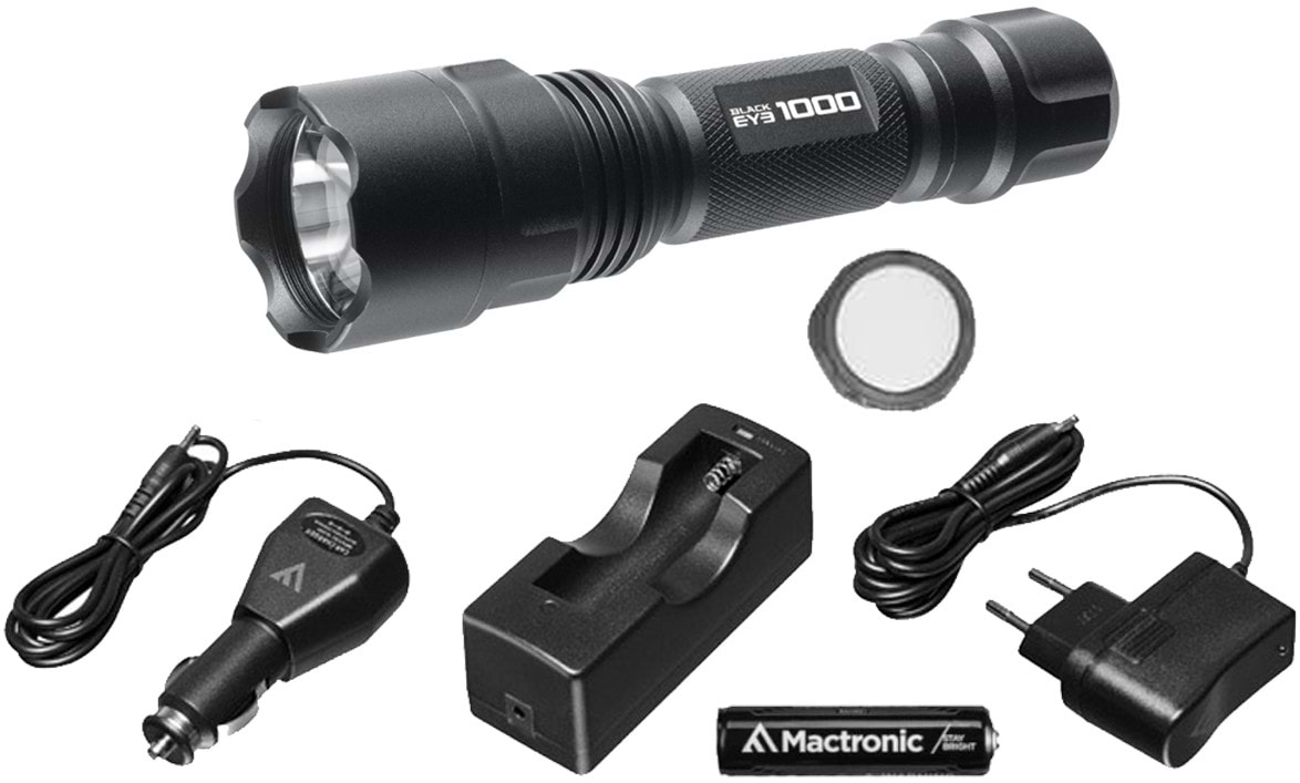 Ліхтар акумуляторний Mactronic Black Eye 1000 1000 Lm Recharg Type-C (THH0049)