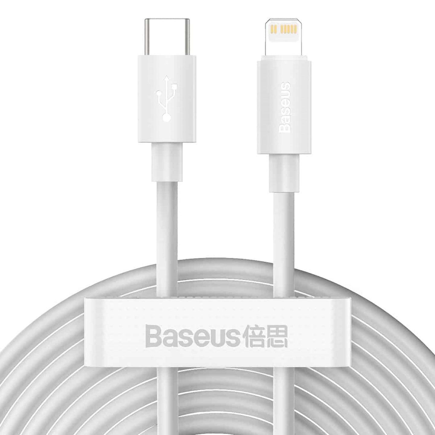 Кабель Baseus USB to iP PD 20W 1.5m White (TZCATLZJ-02)