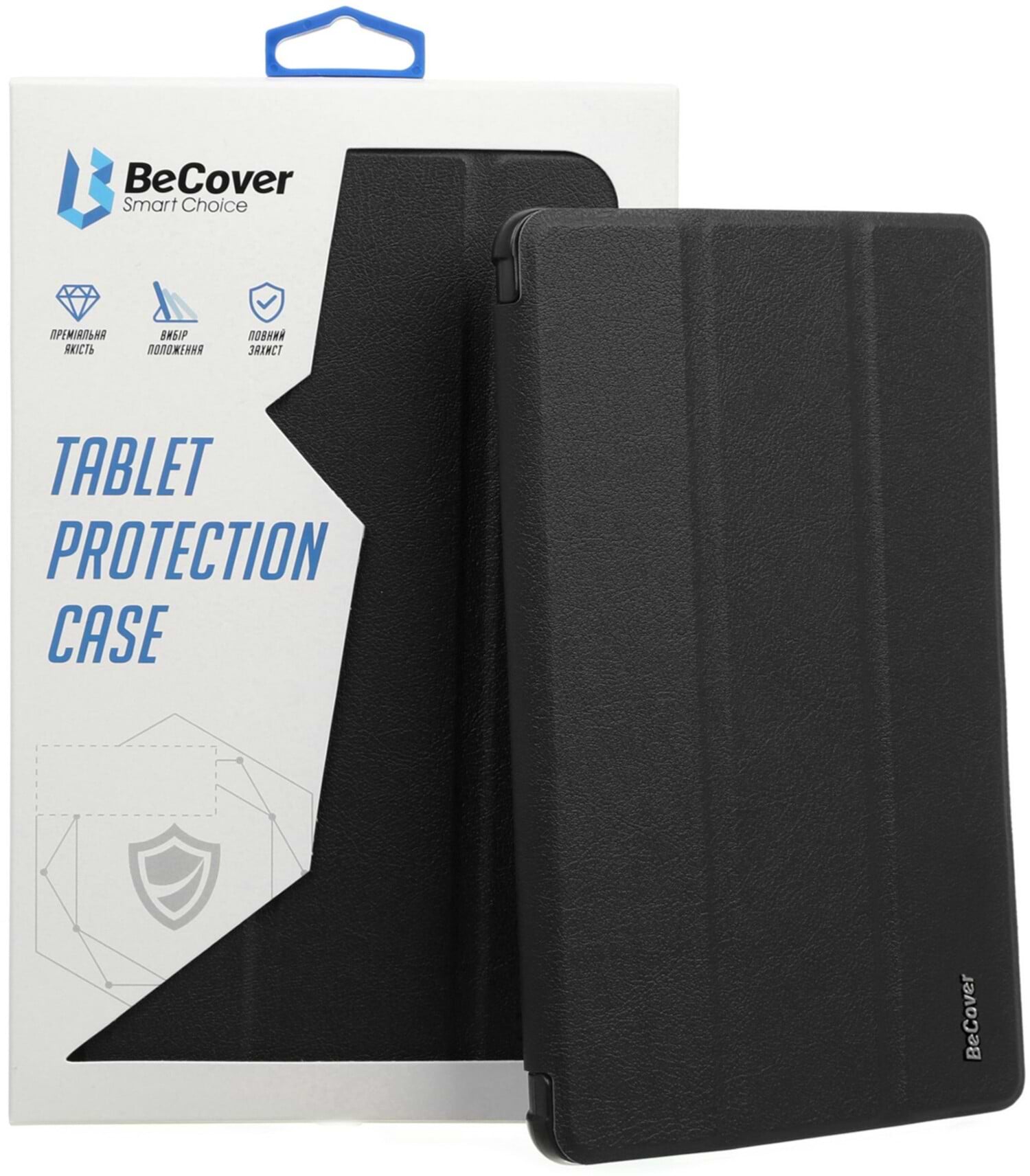 Чохол для планшету BeCover Tri Fold Soft TPU Silicone for Apple iPad 9.7 2017/2018 A1822/A1823/A1893/A1954 Black (706875)