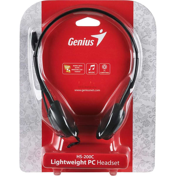 Фото - Гарнитура компьютерная Genius HS-200C (31710151100)