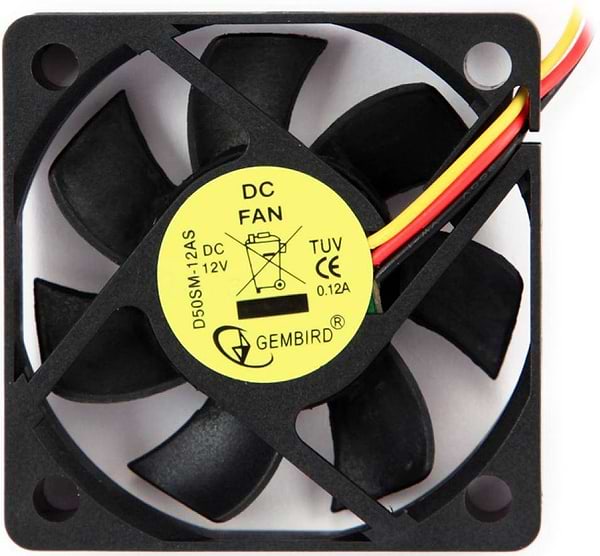 Фото - Корпусный вентилятор Gembird D50SM-12AS Фото - Корпусный вентилятор Gembird D50SM-12AS