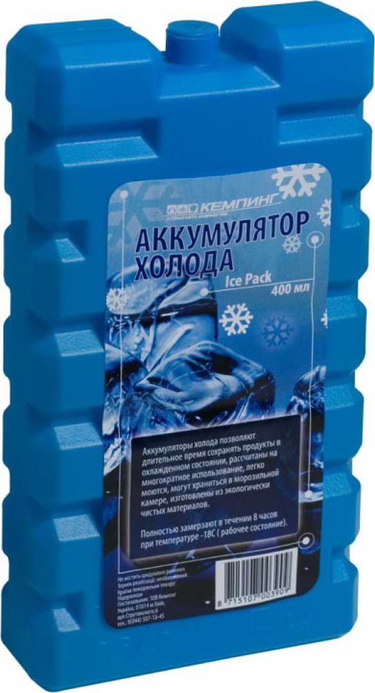 Акумулятор холоду Кемпінг 400 г (4820152610775) - Фото 1