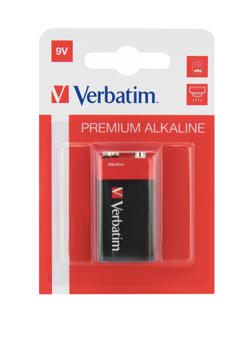 Батарейка тип AA Verbatim KRONA 9V (49924)